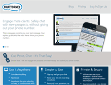 Tablet Screenshot of chattorney.com